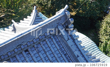 小山城展望台から見た建物の屋根（静岡県榛原郡吉田町） 106725919