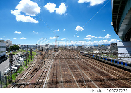 愛知県名古屋市中村区_黄金跨線橋から西側風景4_2023 106727272