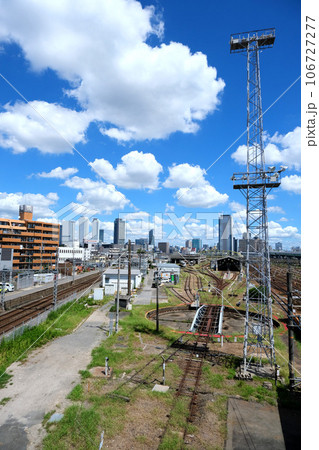 愛知県名古屋市中村区_黄金跨線橋から東側風景5_2023 106727277
