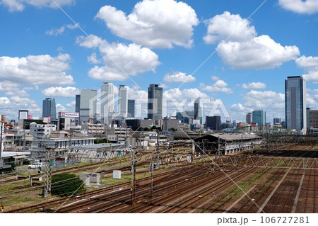 愛知県名古屋市中村区_黄金跨線橋から東側風景9_2023 106727281