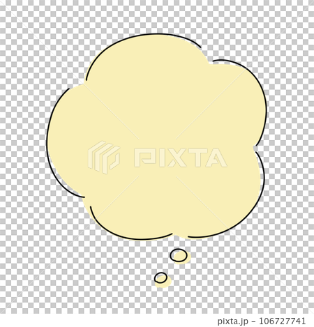 シンプルな手書き吹き出し 106727741