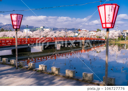 《新潟県》桜満開・春の高田城址公園 106727776