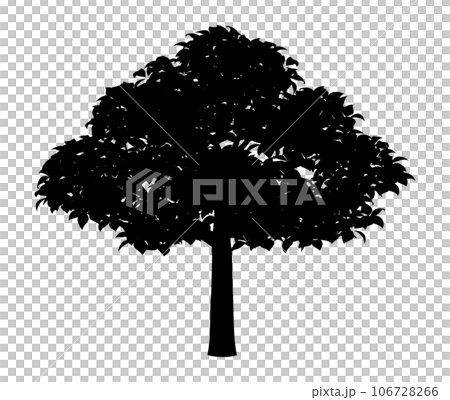 Tree illustration_silhouette Tree illustration_silhouette 106728266