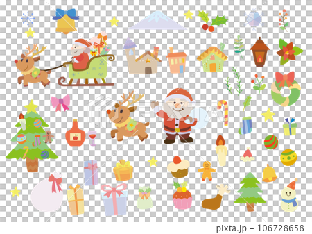 クリスマスのカラーイラスト クリスマスのカラーイラスト 106728658