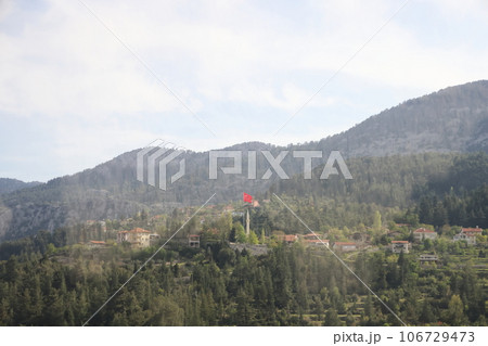 View of the old Turkish city in the Taurus mountains. View of the old Turkish city in the Taurus mountains. 106729473