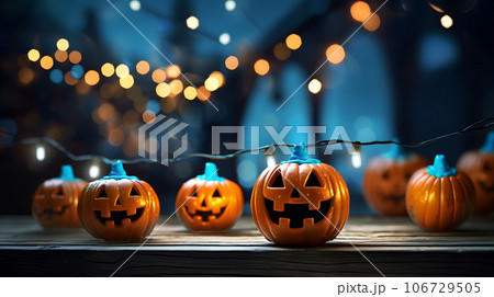 Halloween holiday background design. 106729505
