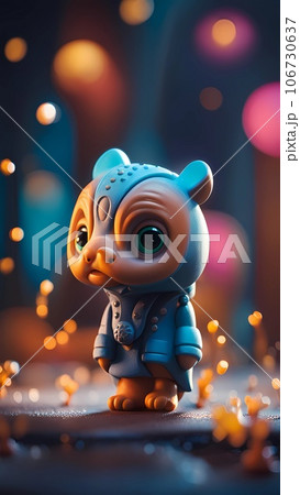 little monster cartoon character illustration little monster cartoon character illustration 106730637