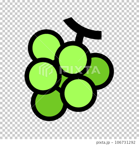 Simple shine muscat illustration Simple shine muscat illustration 106731292