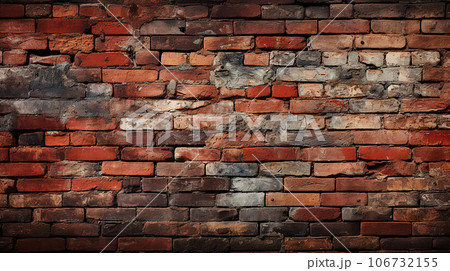 brick wall texture and ackground 106732155