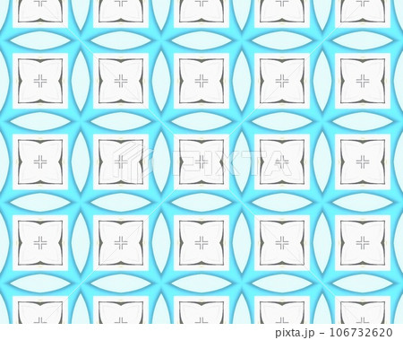 Ethnic drawing Modern floral pattern element The beautiful oriental pattern on a blue background close-up.Texture or background 106732620