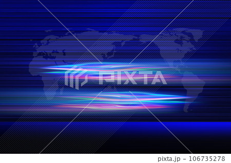 超高速の鮮やかな光イメージ 106735278