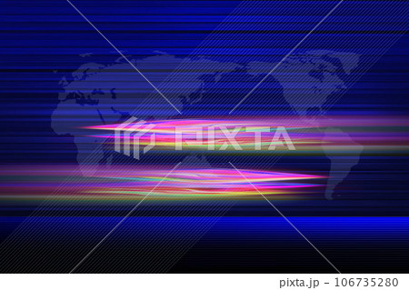 超高速の鮮やかな光イメージ 106735280