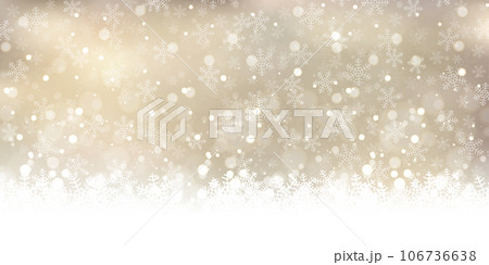 クリスマス　雪　冬　風景　背景 106736638