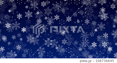 クリスマス　雪　冬　風景　背景 106736645