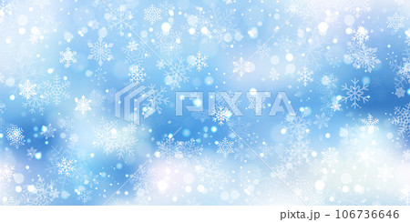 クリスマス　雪　冬　風景　背景 106736646