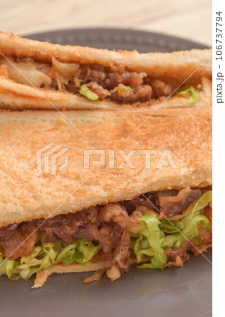 焼き肉のトースト 焼き肉のトースト 106737794