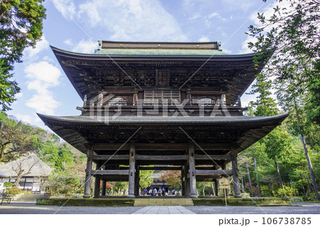 鎌倉市　円覚寺　夏目漱石の「門」ゆかりの三門 106738785