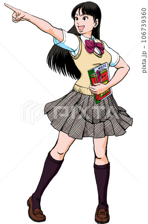 大学合格に向けて頑張る女子高生_ベスト 大学合格に向けて頑張る女子高生_ベスト 106739360