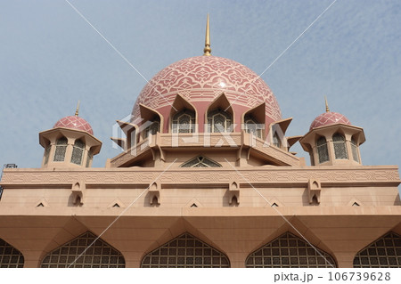 世界一美しいモスク　ピンクモスク　プトラ・モスク　マレーシア　プトラジャヤ 106739628