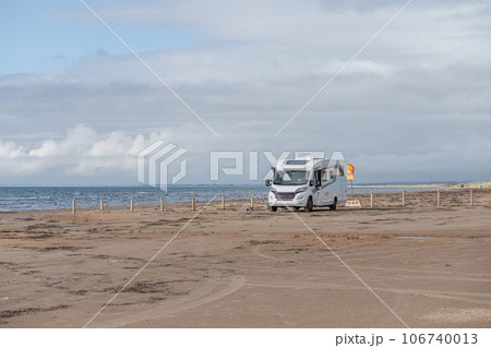 Caravan Campig beautiful landscape beach sand dunes near Melbystrand Laholm Sweden coast outdoor Lifestyle Caravan Campig beautiful landscape beach sand dunes near Melbystrand Laholm Sweden coast outdoor Lifestyle 106740013