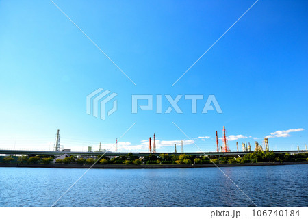 大阪浜寺公園から望む浜寺水路 大阪浜寺公園から望む浜寺水路 106740184