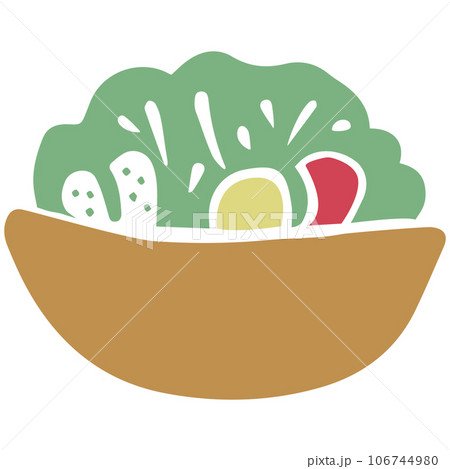 手描きのサラダ 手描きのサラダ 106744980