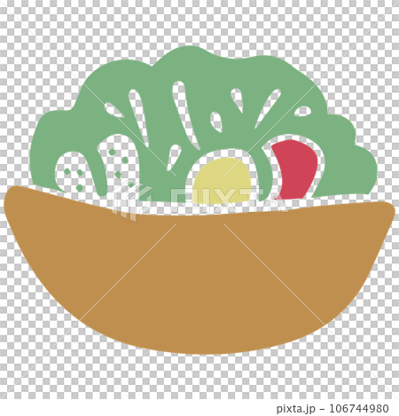手描きのサラダ 手描きのサラダ 106744980