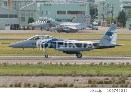 航空自衛隊飛行教導群F-15DJイーグルのタキシング 航空自衛隊飛行教導群F-15DJイーグルのタキシング 106745015