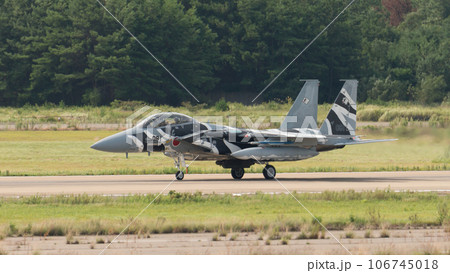 航空自衛隊飛行教導群F-15DJイーグルのタキシング 106745018