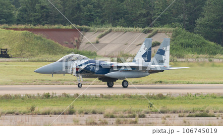 航空自衛隊飛行教導群F-15DJイーグルのタキシング 106745019