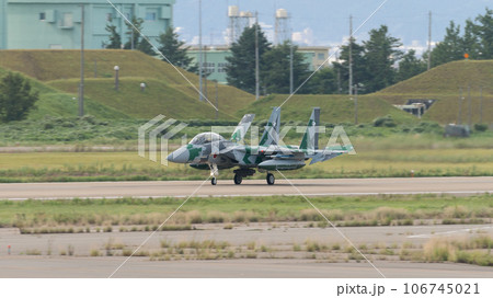 航空自衛隊飛行教導群F-15DJイーグル着陸 106745021