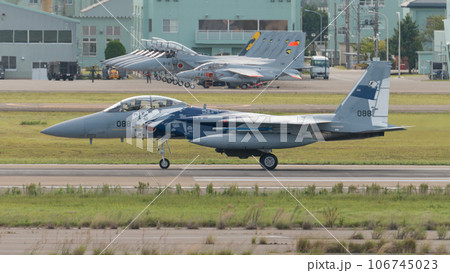 航空自衛隊飛行教導群F-15DJイーグルのタキシング 106745023