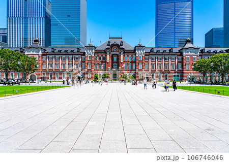 【東京都】爽やかな青空に恵まれた東京駅 106746046