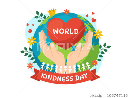 Happy World Kindness Day Vector Illustration on November 13 with Earth and Love for Charitable Assistance in Flat Cartoon Background Templates Happy World Kindness Day Vector Illustration on November 13 with Earth and Love for Charitable Assistance in Flat Cartoon Background Templates 106747116