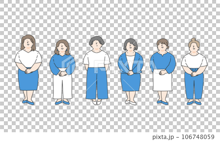 女性商務人士的插圖集 106748059