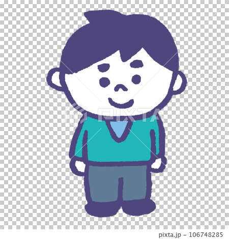 Cute miniature people illustration 106748285