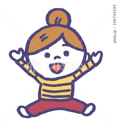 かわいいミニチュアの人物イラスト かわいいミニチュアの人物イラスト 106748295