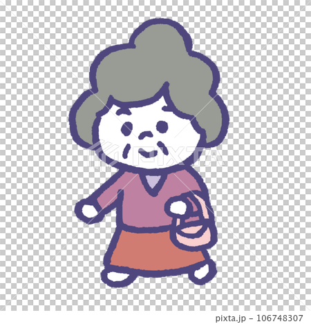 Cute miniature people illustration 106748307