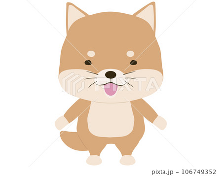 笑顔の柴犬のキャラクター 106749352
