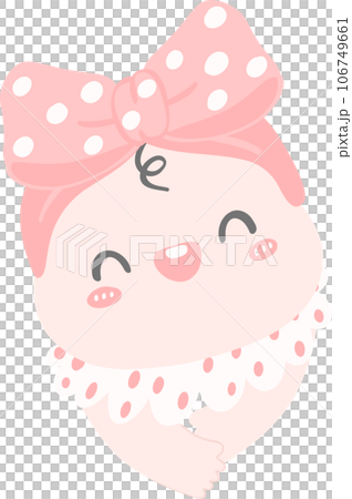 Cute baby girl in pink clothe, baby newborn shower cartoon doodle hand drawing Cute baby girl in pink clothe, baby newborn shower cartoon doodle hand drawing 106749661