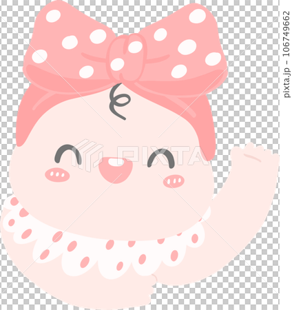Cute baby girl in pink clothe, baby newborn shower cartoon doodle hand drawing Cute baby girl in pink clothe, baby newborn shower cartoon doodle hand drawing 106749662