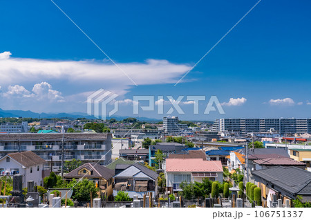 《東京都》一面に広がる住宅街・東京郊外エリア 《東京都》一面に広がる住宅街・東京郊外エリア 106751337