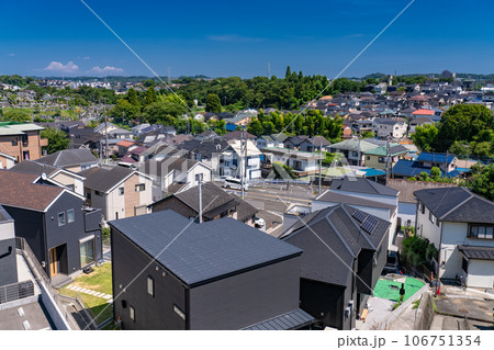 《東京都》一面に広がる住宅街・東京郊外エリア 《東京都》一面に広がる住宅街・東京郊外エリア 106751354