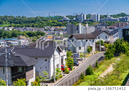《東京都》一面に広がる住宅街・東京郊外エリア 106751452