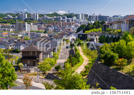《東京都》一面に広がる住宅街・東京郊外エリア 《東京都》一面に広がる住宅街・東京郊外エリア 106751481