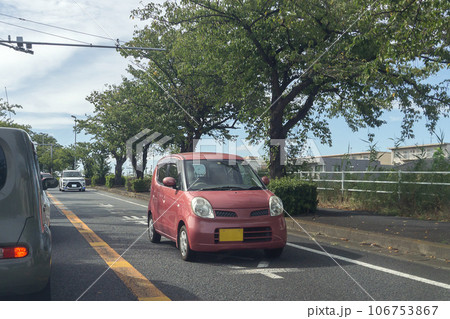小型軽乗用車　道路走行 106753867