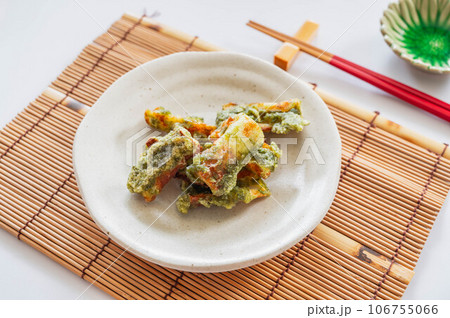ちくわの抹茶磯辺揚げ ちくわの抹茶磯辺揚げ 106755066