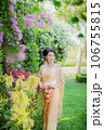 Traditional Thai costume Beautiful Woman formally 106755815