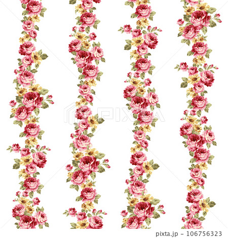 テキスタイルに最適な美しい薔薇の図案, テキスタイルに最適な美しい薔薇の図案, 106756323