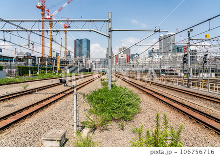 【東京都】開発中の高輪ゲートウェイ駅周辺 【東京都】開発中の高輪ゲートウェイ駅周辺 106756716